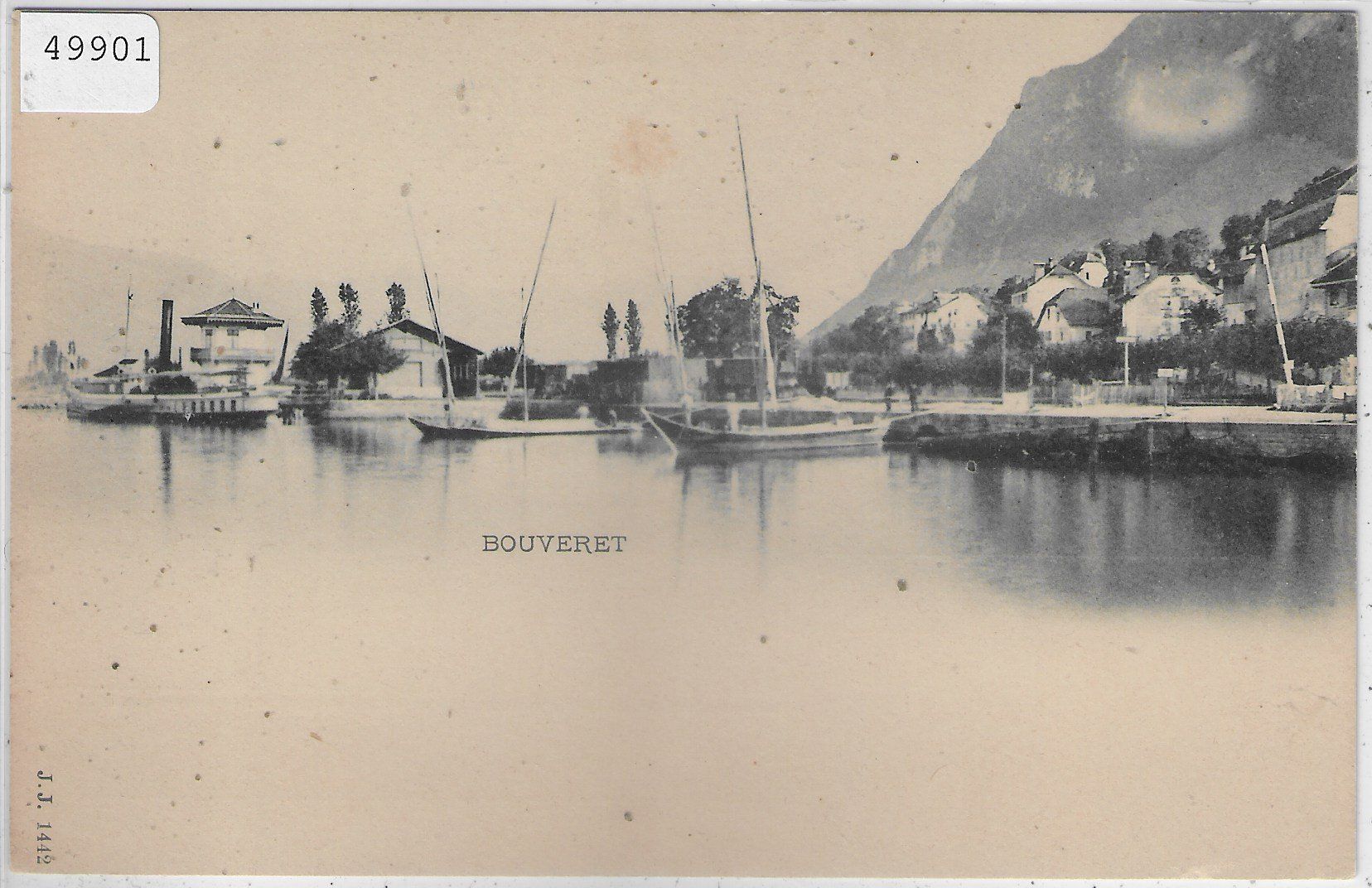 Ansichtskarten: Bouveret - Port Hafen – Gebraucht aus Ettingen von Kartenplanet