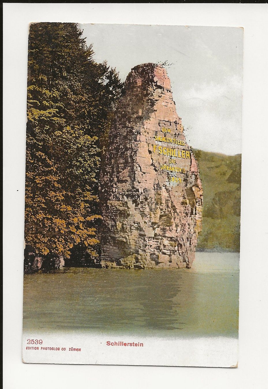 Ansichtskarten: AK 1908 Schillerstein – Gebraucht aus Greifensee von 315WDO