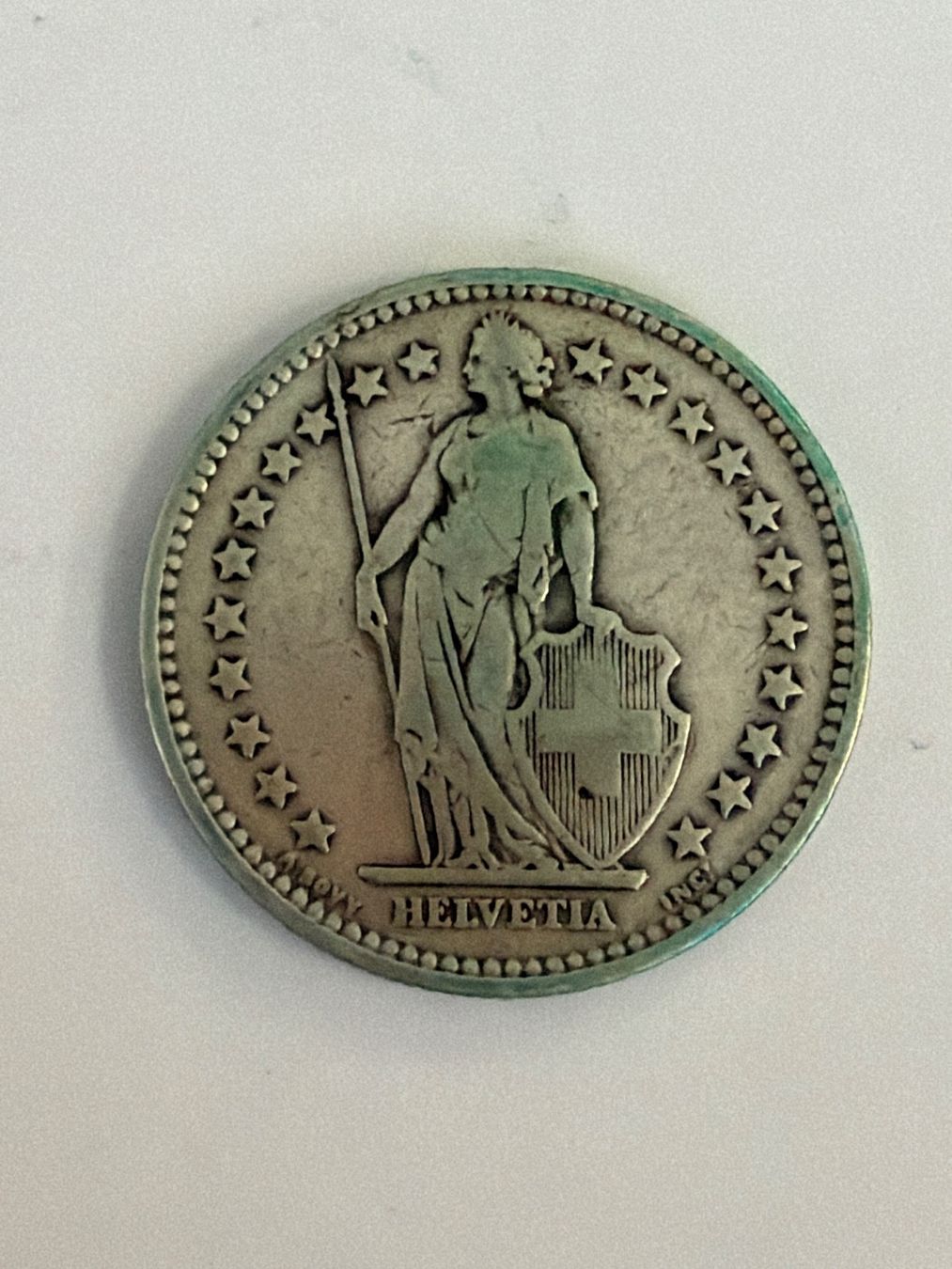 Alle Münzen: 2.- silber 1913 (16) – Gebraucht aus Bonstetten von juliestore 1