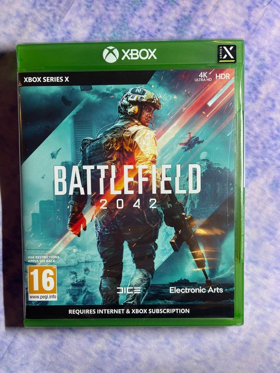 Jeu Battlefield 2042 Pour Xbox One - Version PAL, Bon état, Multijoueur, Sortie 2021