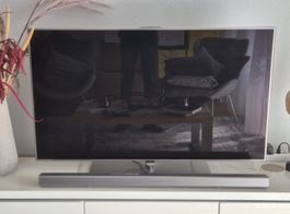 Set Samsung TV 46” + barre de son + caisson wireless + HDD