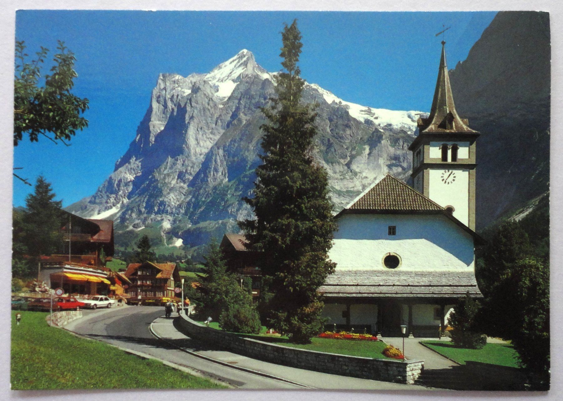 Cartoline postali: Grindelwald, Ref. Kirche – Usato da Fétigny venduto da Billy2miny