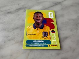 Panini FIFA Fussball WM 2026 Sticker Alan Minda ECU 18