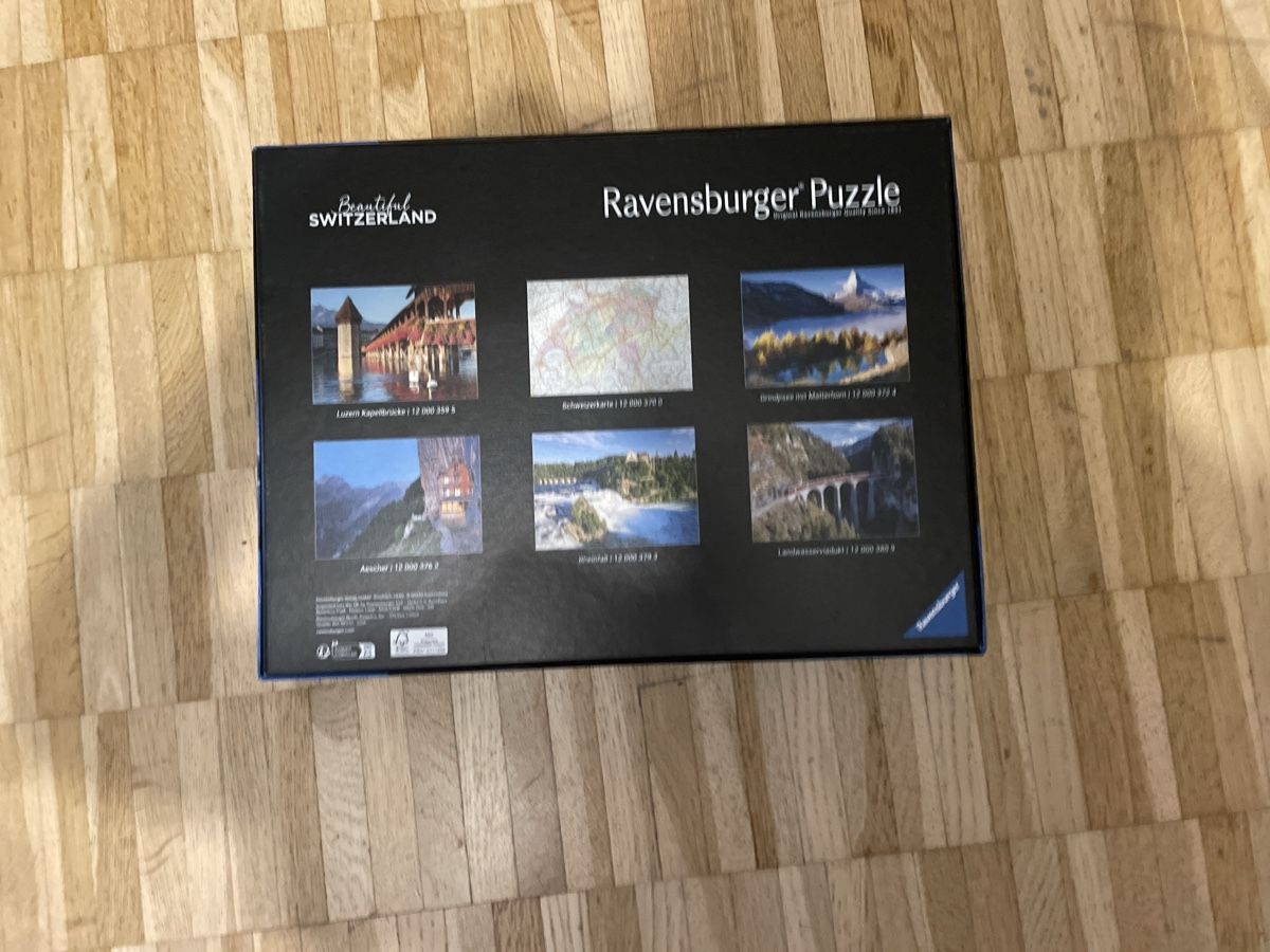 Ravensburger Puzzle: Ravensburger Puzzle 1000 Teile. – Usato da Zürich venduto da Purpur13 1