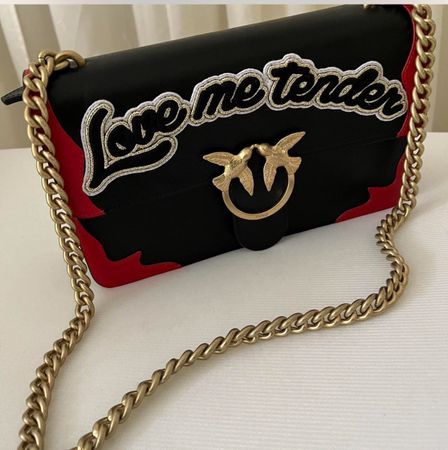 Pinko - Tasche Love me tender - schwarz - Neu!