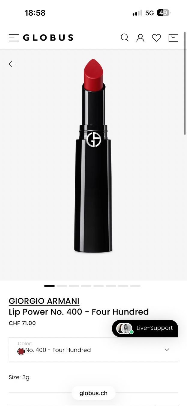 Armani Make-up: ** ARMANI BEAUTY MINIATÜREN ** – Nuovo e nell'imballaggio originale da Giebenach venduto da BeautyLover.90s 1