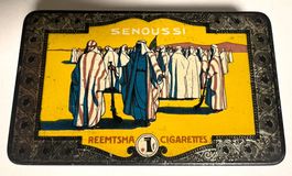 Senoussi Reemtsma Zigaretten Dose, Vintage, Rarität!