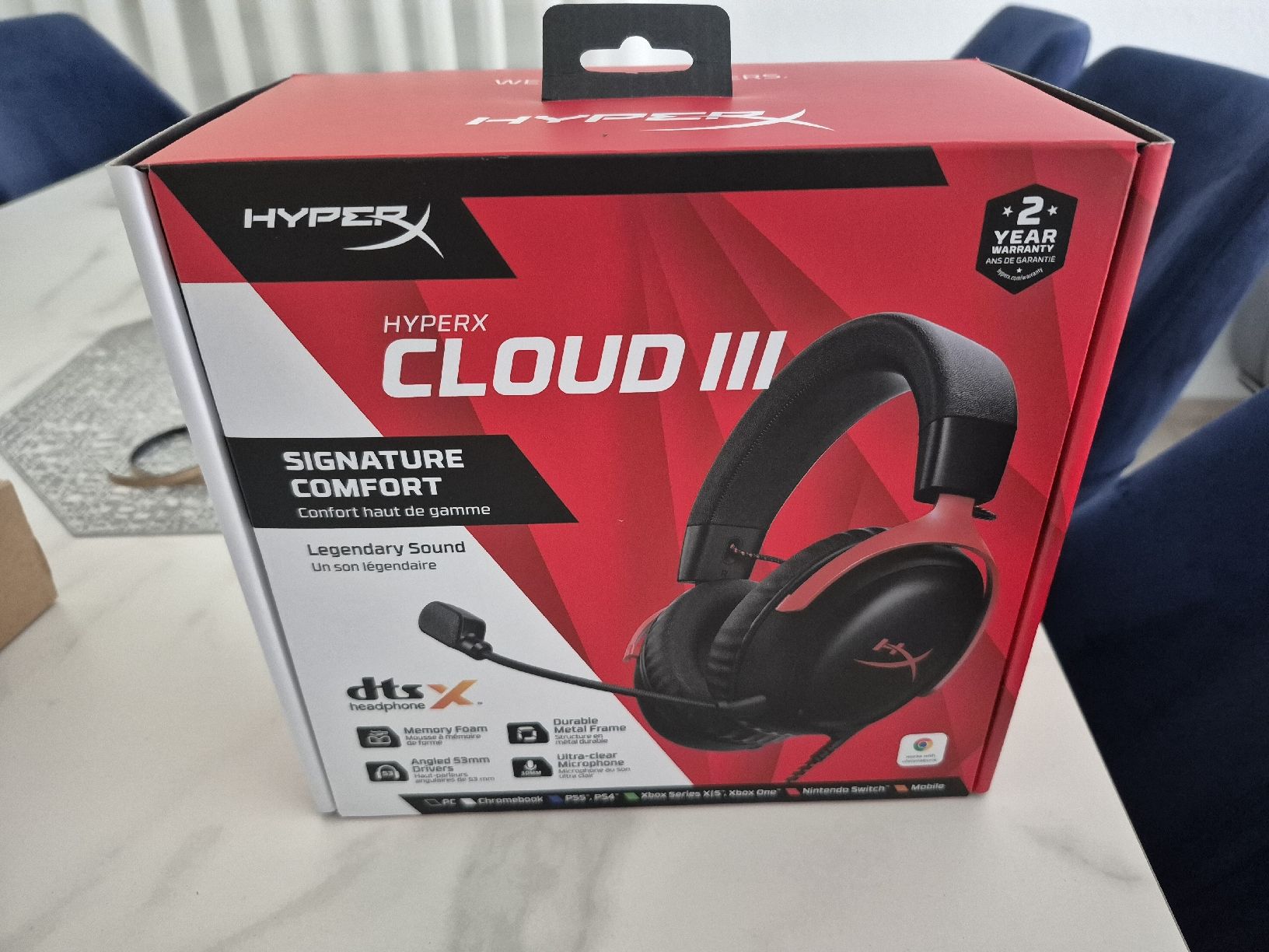 Casques audio: HyperX Cloud III Headset neu und originalverpackt – Neuf avec emballage d'origine à Winterthur par Lumi11