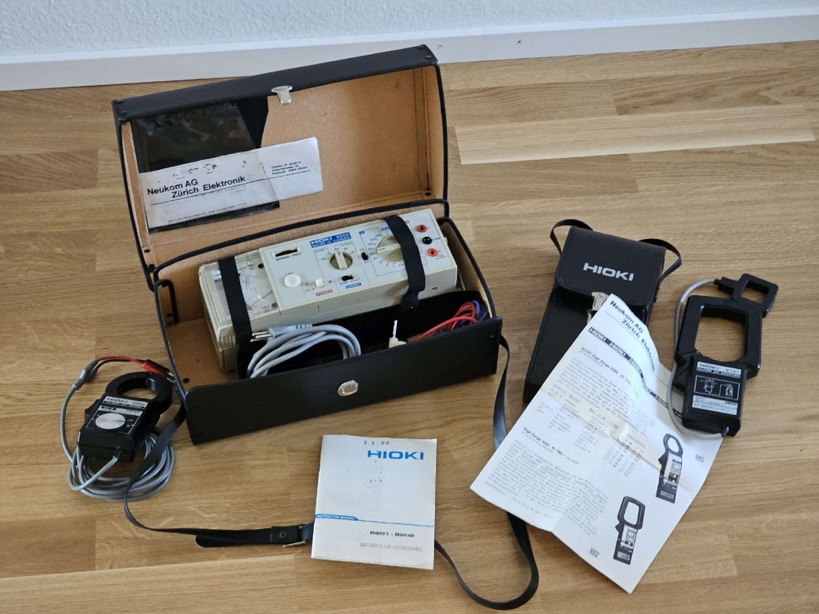 Misurare: HIOKI 8202 MICRO HI CORDER mit Zange 9008 – Usato da Baden venduto da rob_grh6 1