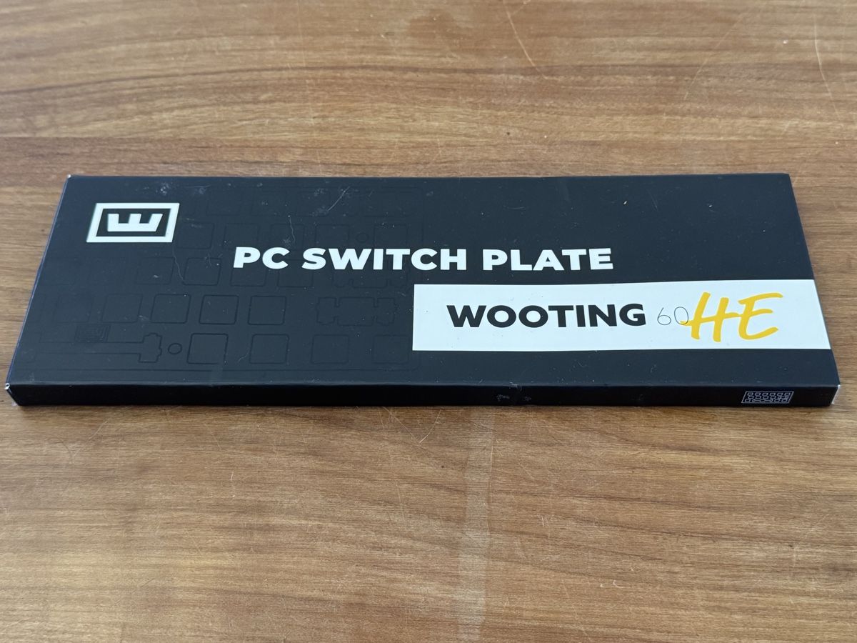 Tastiere: Wooting 60HE PC Switch Plate Kit ISO - Neuwertig & mit OVP – Nuovo (secondo la descrizione) da Zürich venduto da Nobs1 2