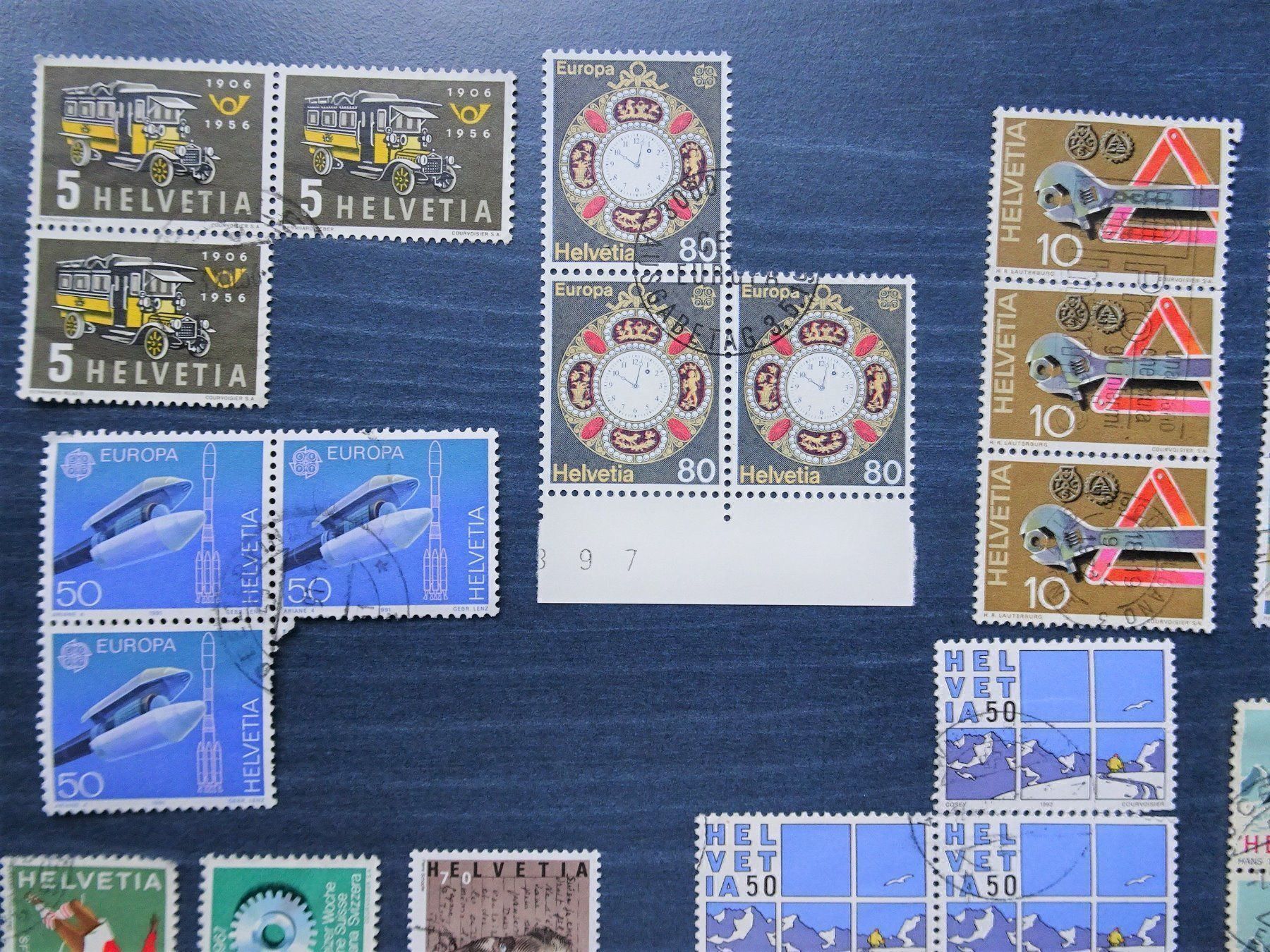 Alle Briefmarken: Div. Streiffen – Gebraucht aus Aadorf von Chnorli-Furz
