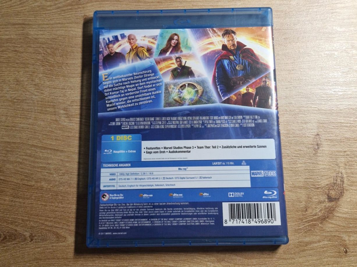 Tutti i DVDs: Doctor Strange (2016) Bluray – Usato da Pfungen venduto da Whitie 1