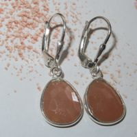 Ohrringe MONDSTEIN 925 Silber *AKTION*