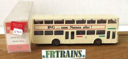 WIKING 730  HO 1:87  BUS MAN 2 ETAGES BERLIN