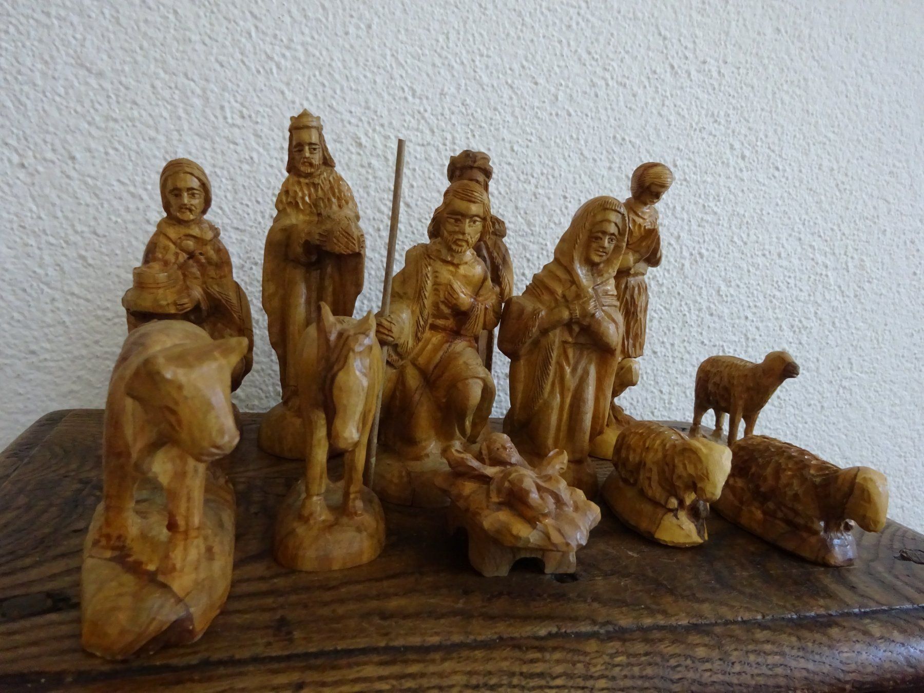 Skulpturen & Statuen: Palästina Krippe / Holz, vollständig – Gebraucht aus Esslingen von eintagammeer 9