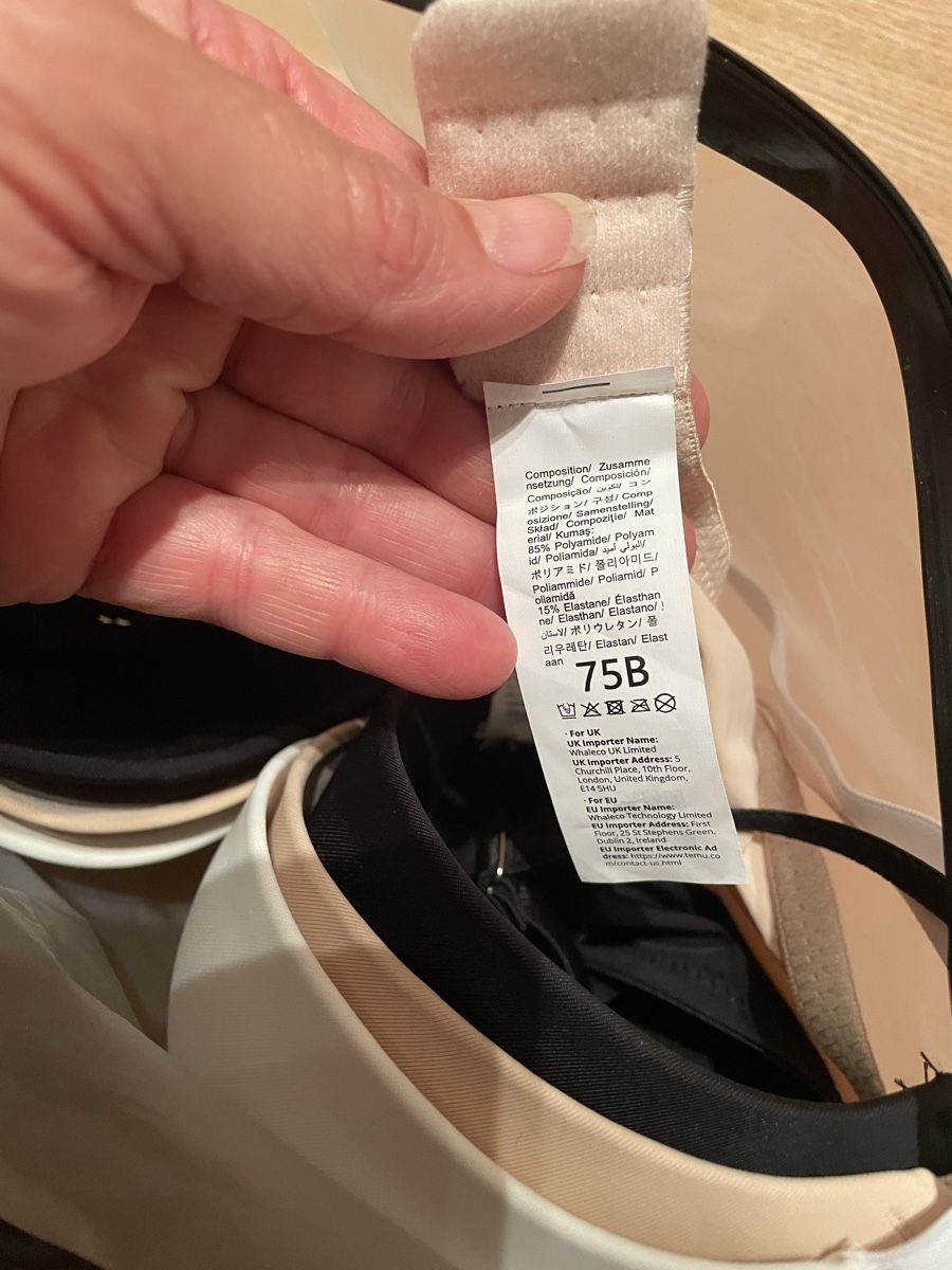 Altra biancheria intima: 3 T-Shirt-BHs 75B – Nuovo e nell'imballaggio originale da Bischofszell venduto da krass13 3