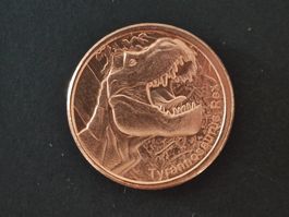 USA 1 Oz .999 Copper, Tyrannosaurus Rex