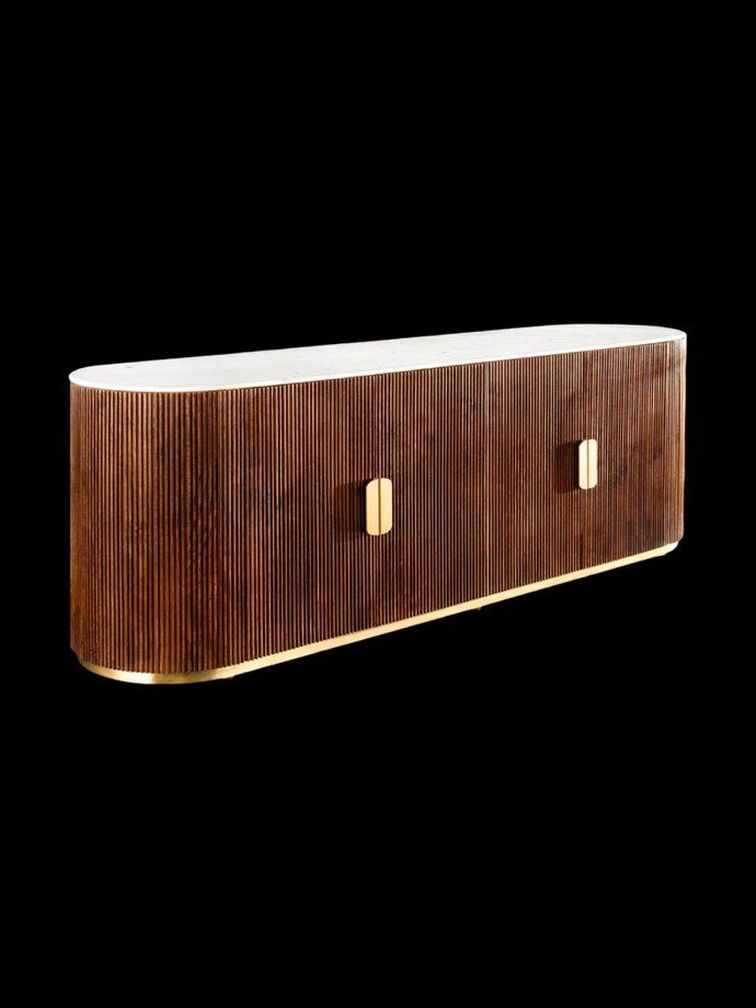 Cassettiere: Edel Luxus Marken Sideboard Konsole massive holz keramik – Usato da Unterengstringen venduto da Waldi1