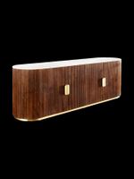2 X edel Luxus Marken Sideboard massive holz keramik