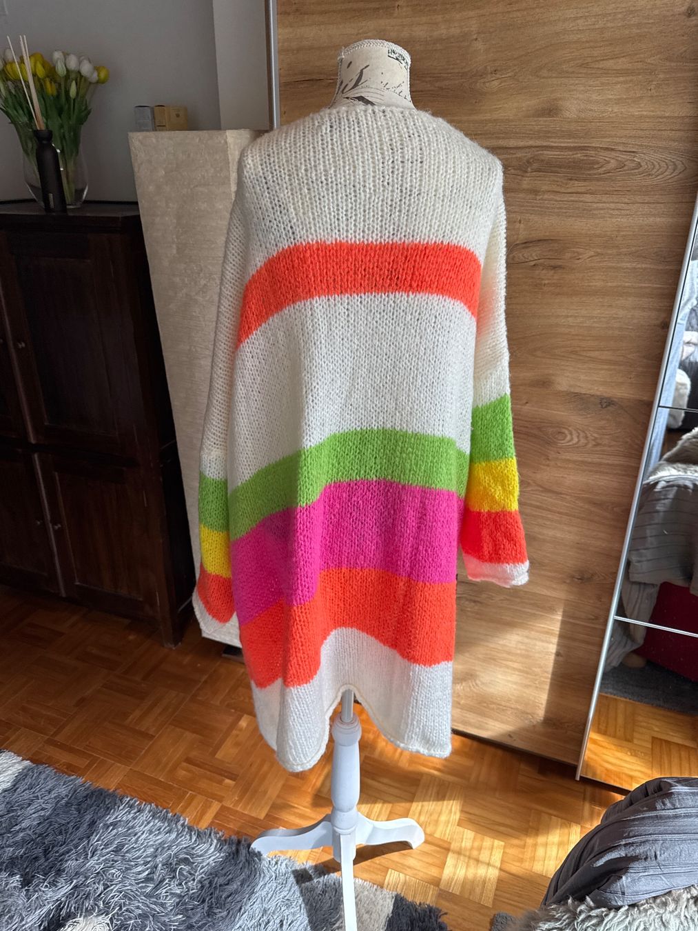 Pulls & Sweat-shirts: Pullover- Peace / Oversize bunt gestreift – Neuf (Voir description) à Vezia par sidu03 2