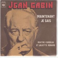 Jean Gabin  --  Maintenant je sais  Single7
