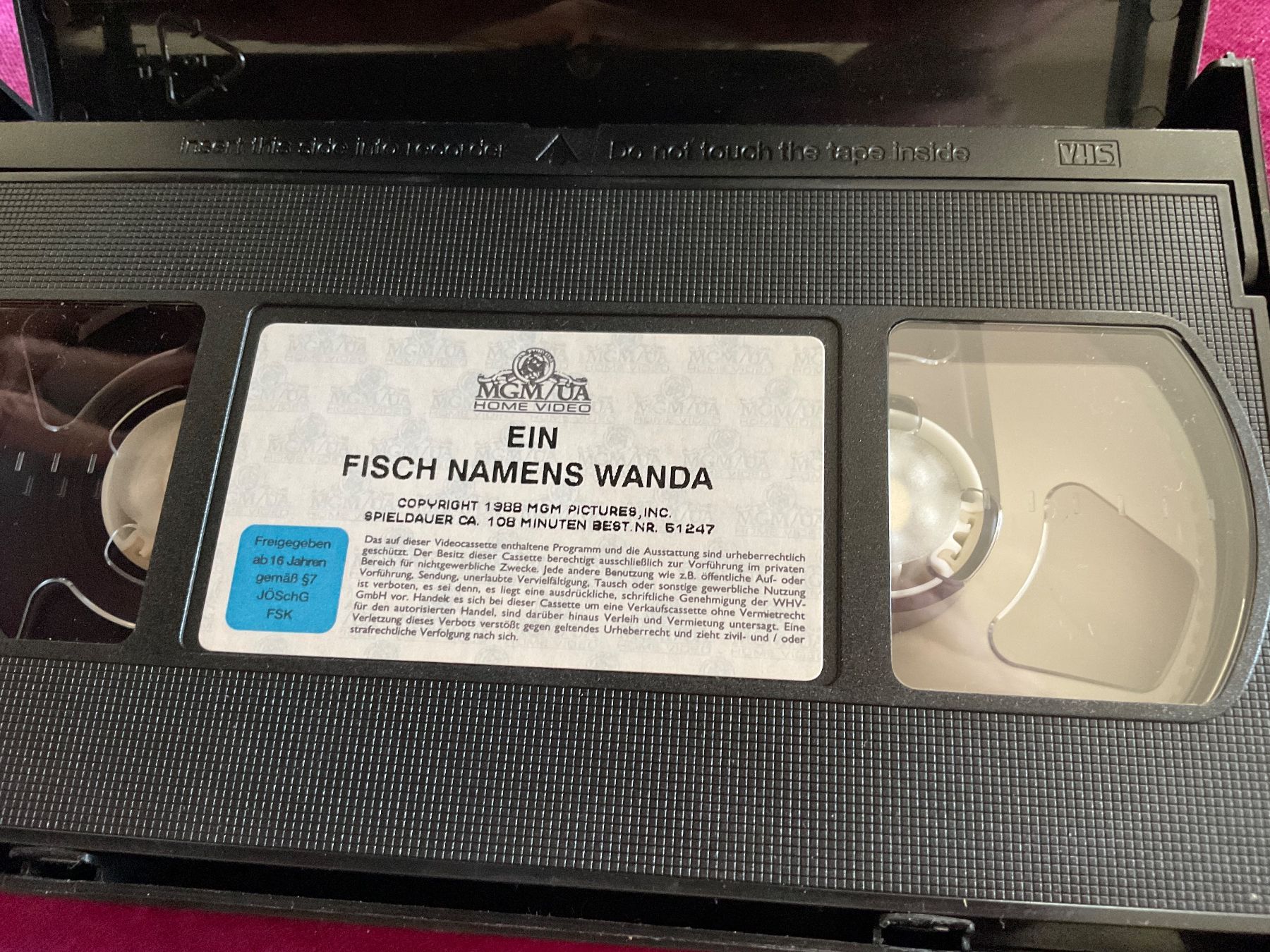 Tutti i VHS: VHS Ein Fisch Namens Wanda – Usato da Biel/Bienne venduto da heygio 1