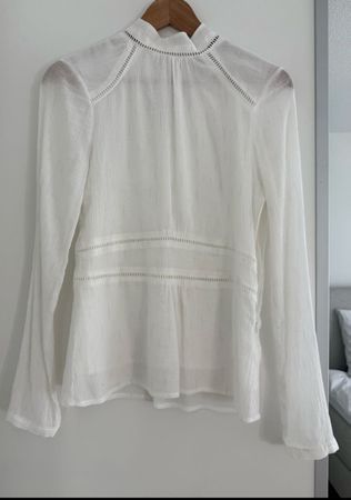Friendtex Bluse, Grösse S, Weiss, Sommerlich leicht!