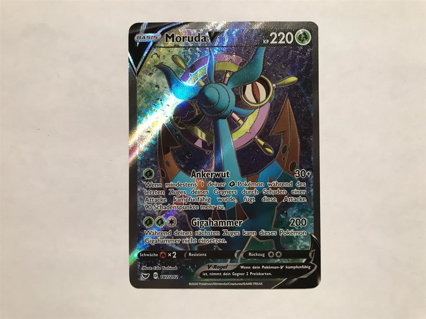 Pokémon Carte collezionabili: Moruda V FullArt – Nuovo (secondo la descrizione) da Hagendorn venduto da Pokecollectorch 1