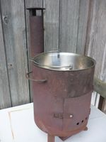 Rustikaler Kochkessel Glühwein Fondue Kocher