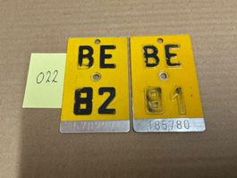 Mofa Nummern BE 1981 und1982