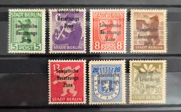 SBZ 1948 Berliner Bär Aufdruck ohne WZ MLH