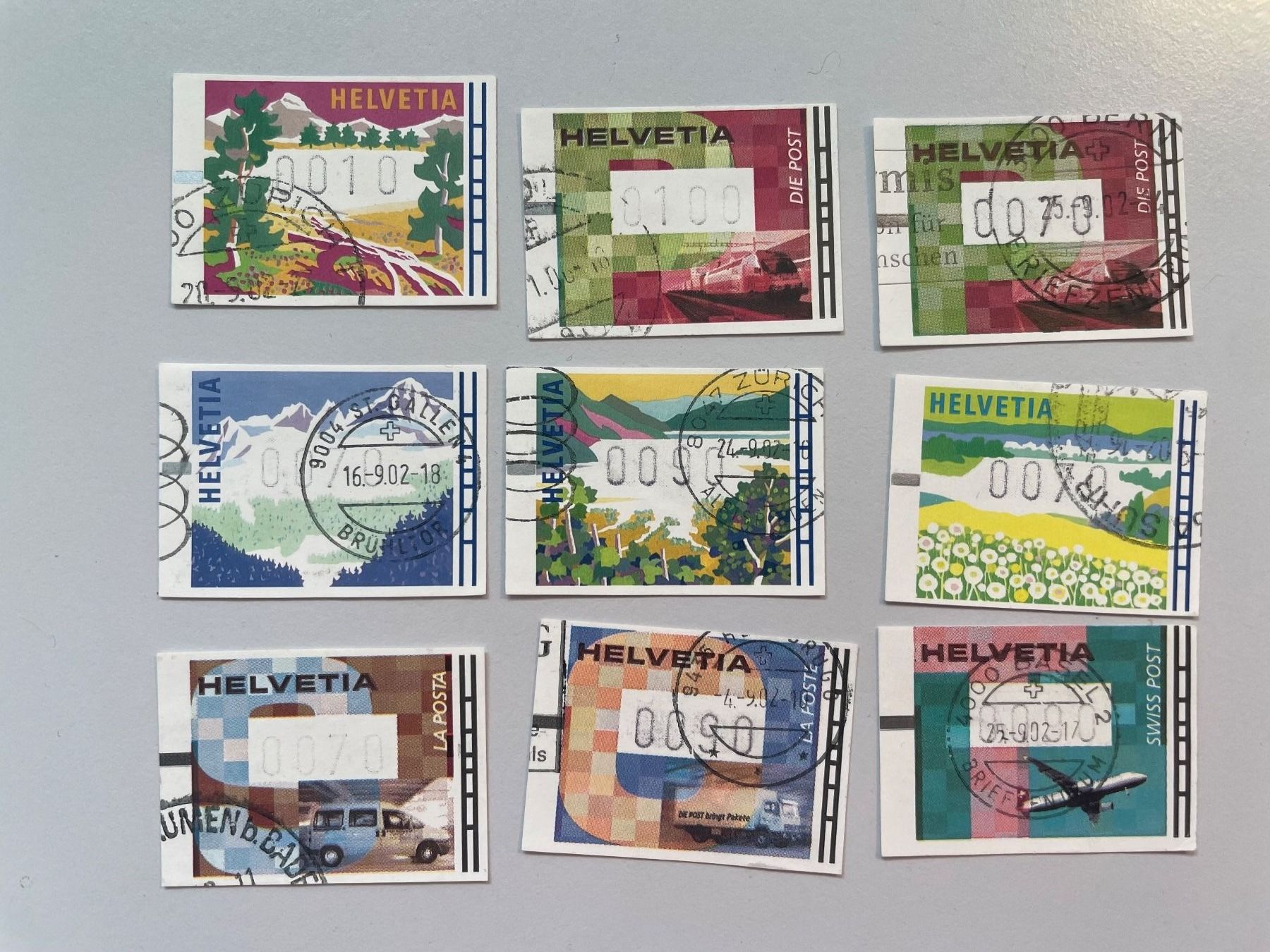Tutti i francobolli: Automatenmarken Lot gestempelt – Usato da Küssnacht am Rigi venduto da POSTOMASTER