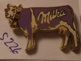 1 Lila Milka Kuh Pin  (S226)