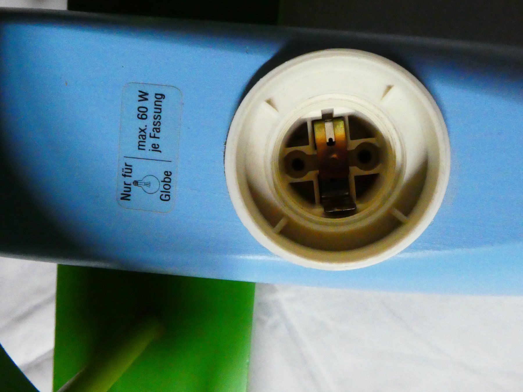 Lampade: Kinderlampe Doppeldecker grün-blau – Usato da Zürich venduto da anavlis-thymiano 3