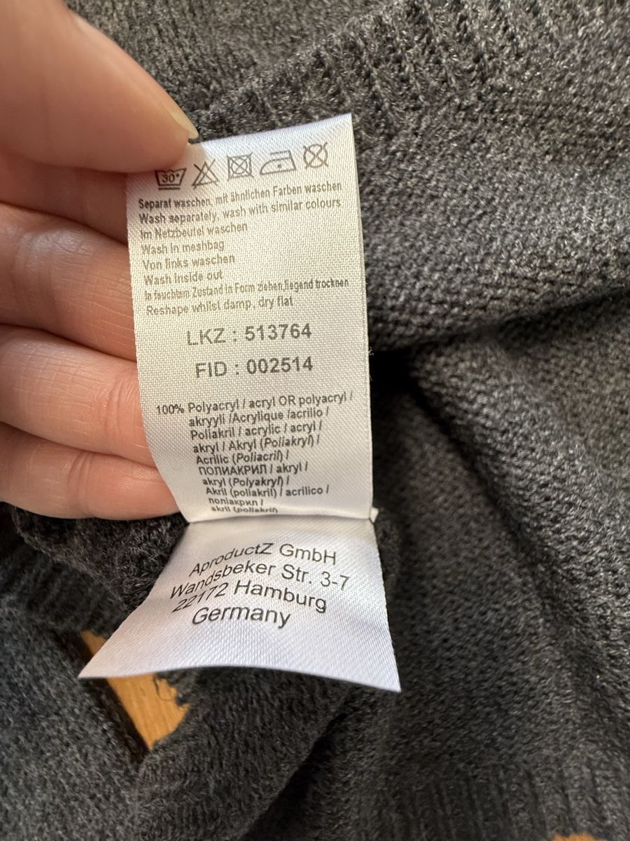 Maglioni & Felpe: Aniston Strickpullover/Damenpullover Gr. 38, grau – Nuovo (secondo la descrizione) da Einsiedeln venduto da important__ 4