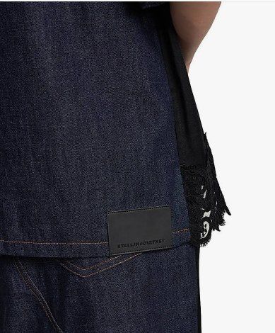 Chemisiers: STELLA MCCARTNEY Jeansbluse navy – D'occasion à Meilen par Antete 1