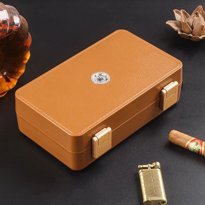 Humidor per sigari: Tragbarer Zigarren Humidor – Nuovo e nell'imballaggio originale da Flawil venduto da swisstrendshop 1
