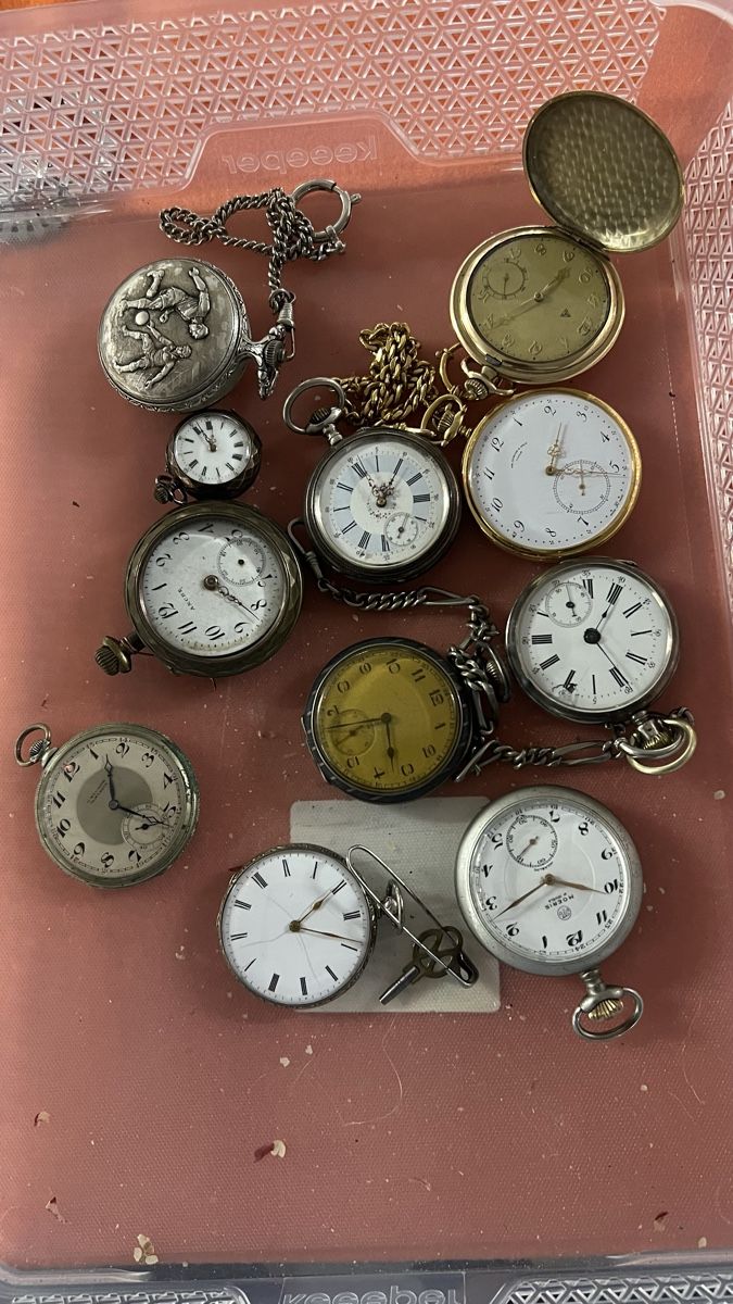 Uhren: Lot Taschenuhren  – Gebraucht aus Rothrist von Tessin1973