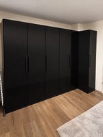 IKEA Pax Kleiderschrank schwarz hochglanz 3 Meter