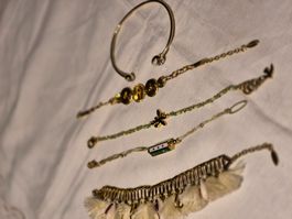 5 bracelets fantaisie
