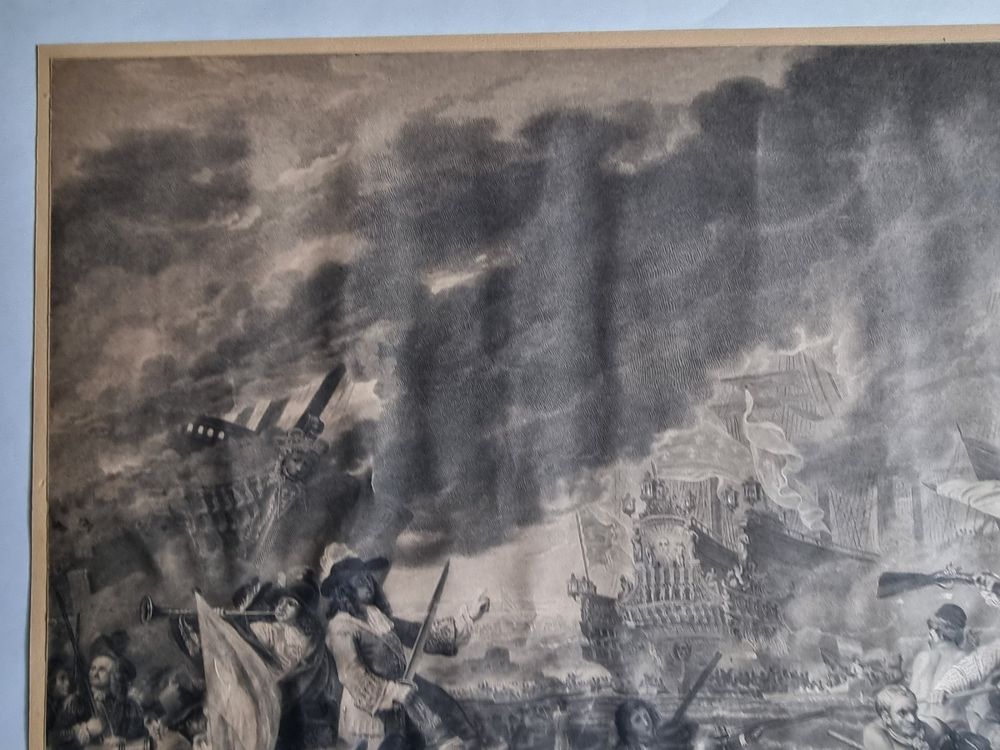 Incisioni: William Woollett (1735–1785) The Battle at La Hogue, – Usato da Gersau venduto da grafik-kunst 6