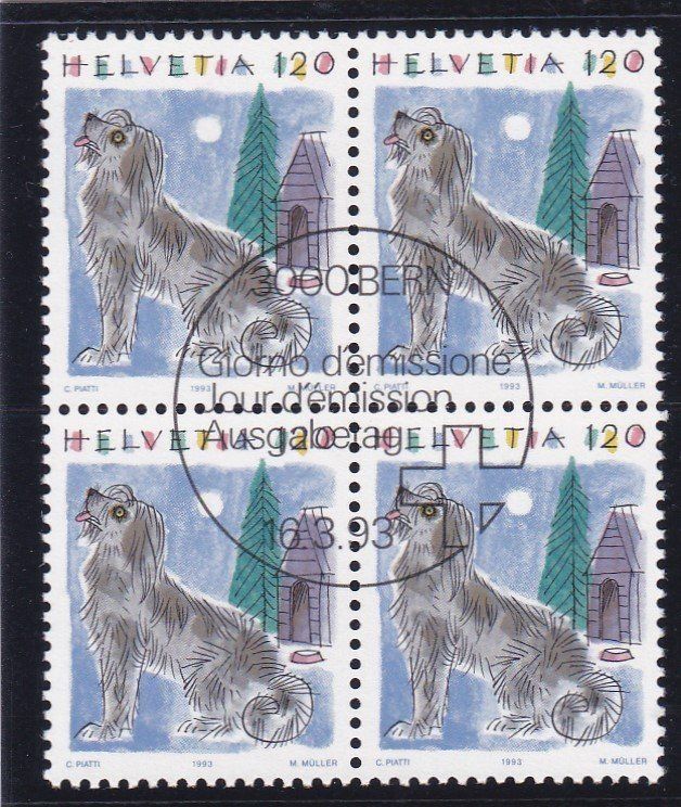 Alle Briefmarken: ET 4er Block Tiere 1990-1995 – Neu (gemäss Beschreibung) aus Schliern b. Köniz von joni20 5