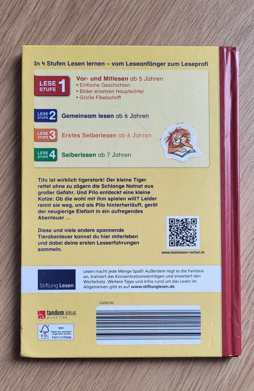 Libri: Leselöwen Lesestufe 1 – Nuovo (secondo la descrizione) da Biberist venduto da Nicelotti 1