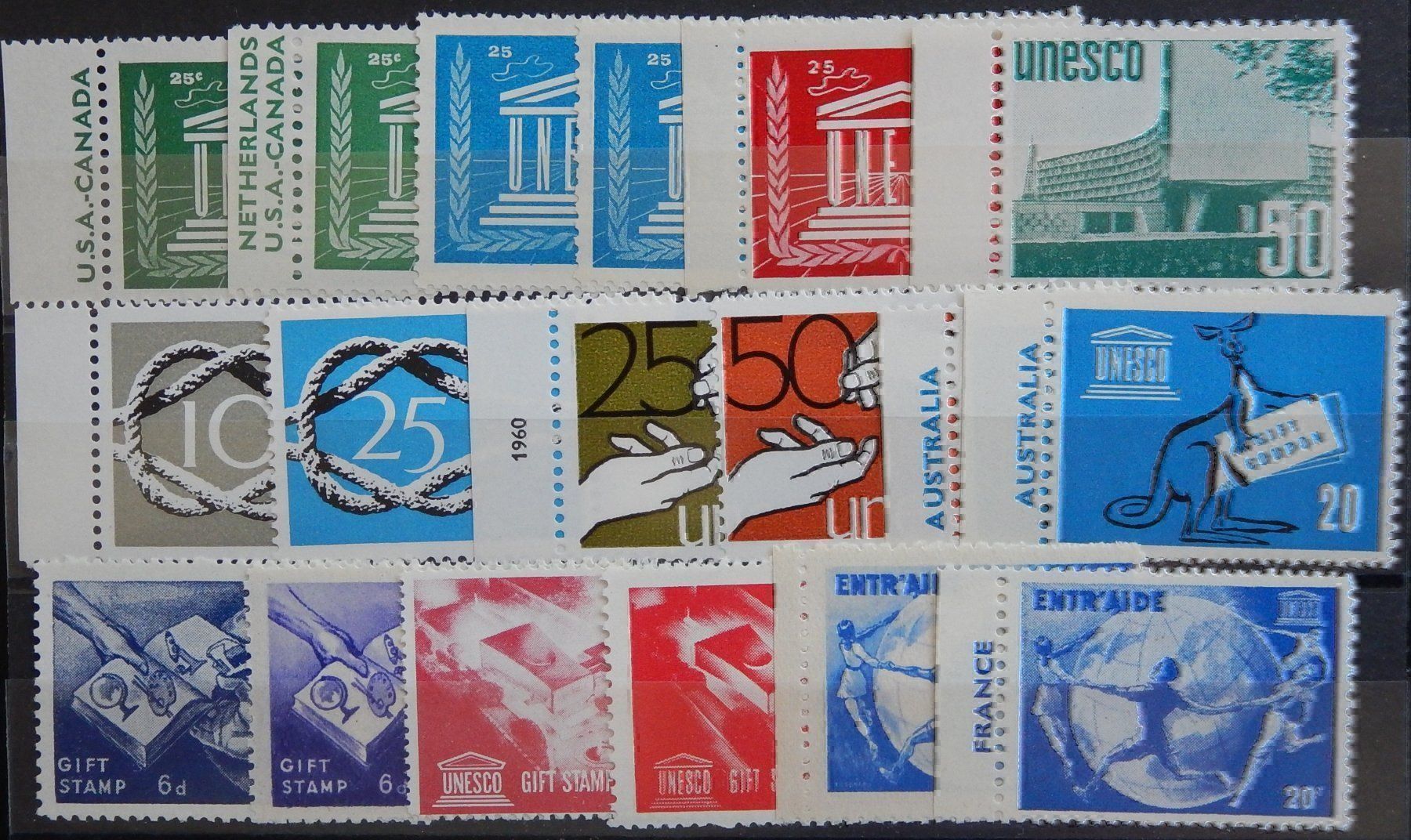 Tutti i francobolli: UNESCO Labels Lot II – Usato da Zürich venduto da Muehlekauf