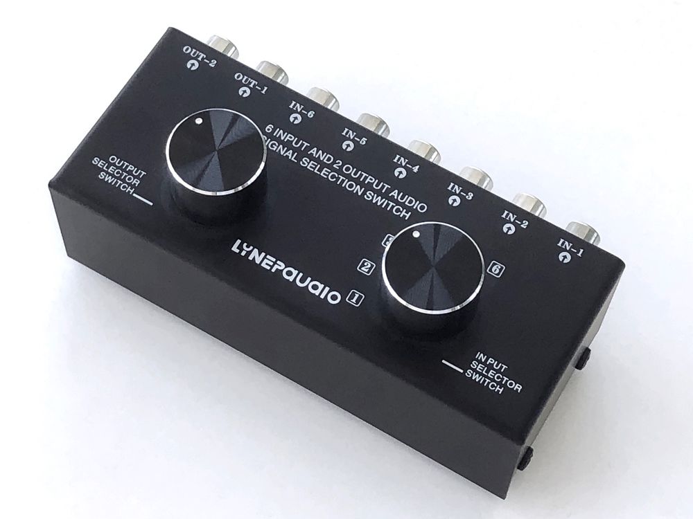 6-Kanal-Audiosignal-Wahlschalter, Stereo Signal Switcher (Neu (gemäss ...