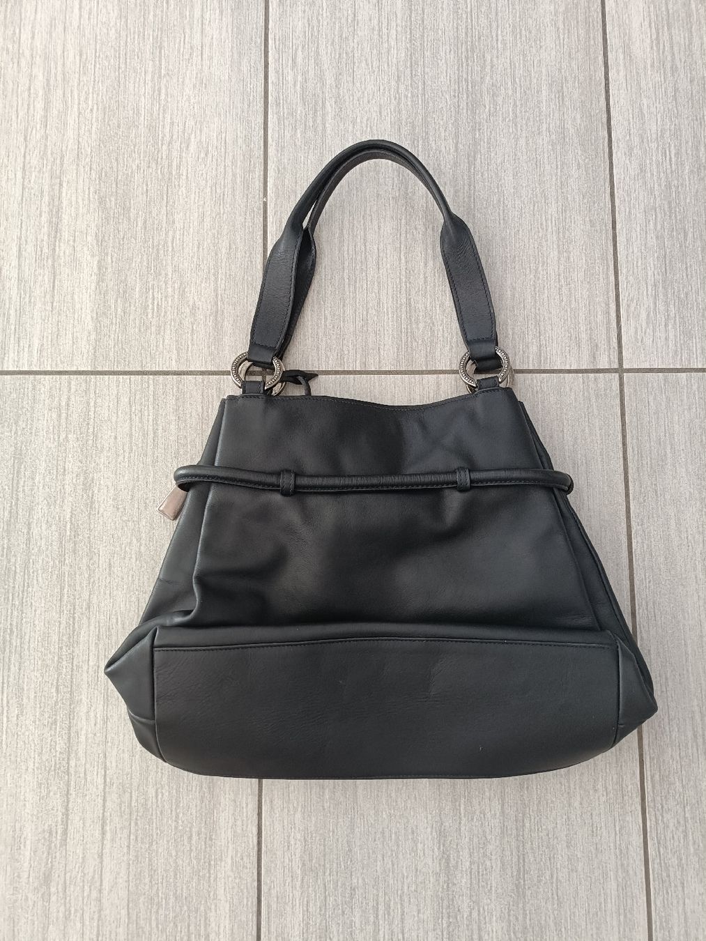 Vera Pelle Borse da donna: Borsa in pelle blu scura – Usato da Mezzovico venduto da Katia2811 1