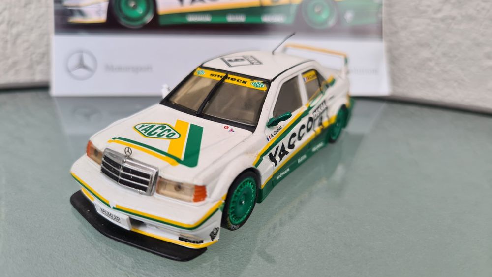 Kit Résine 1/43 Mercedes 190 E 2.3-16 1985 - Snobeck Cudini N°2 - CEVEN KIT