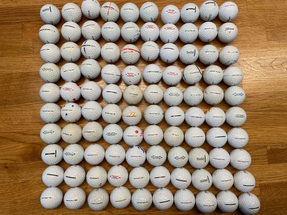 Golf Zubehör 100 Titleist Mix Golf Balls Lake Balls AA Used Mix AA Solo NXT Velocity Solo DT Tour Truesoft Titleist Golfbälle
