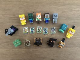 13 Minecraft Figuren von Kinder Joy 
