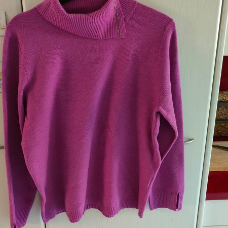 Rabe Pullover Gr. 44 Stehkragen lang Arm Fr. 32.-